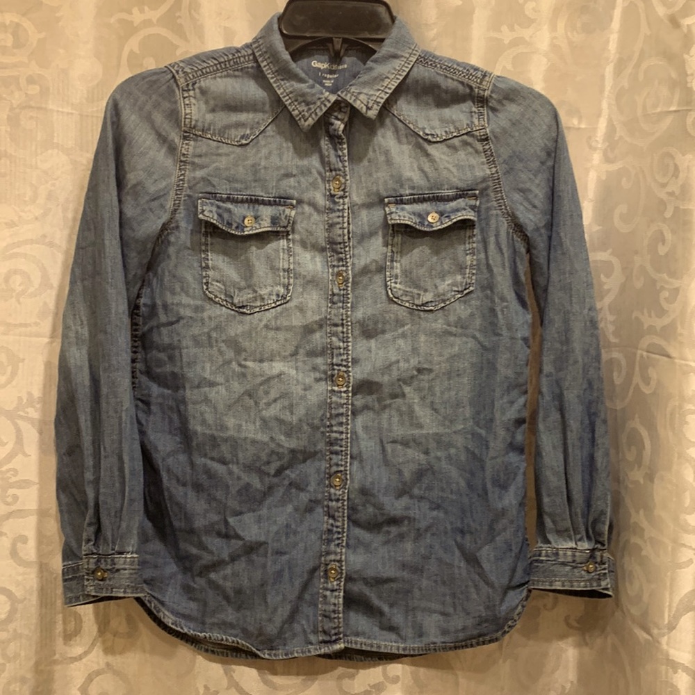 GapKids 1969 denim shirt medium wash